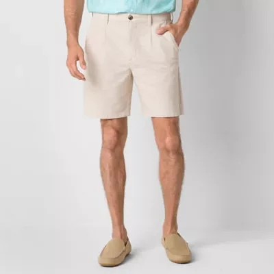 St. John's Bay Chambray 8" Mens Chino Short