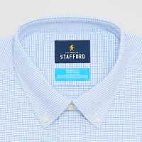 Stafford Coolmax All Season Oxford Mens Slim Fit Long Sleeve Dress Shirt
