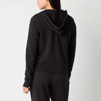 Reebok Womens French Terry Long Sleeve Hoodie