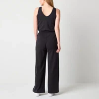 Reebok Sleeveless V Neck Jumpsuit