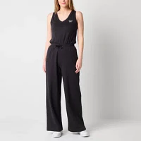 Reebok Sleeveless V Neck Jumpsuit