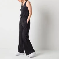 Reebok Sleeveless V Neck Jumpsuit