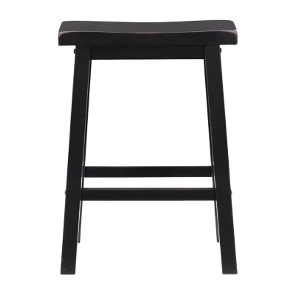 Barberry Counter Height Stool in Antique Black