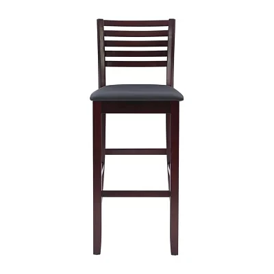 Triena Ladder Barstool with Back