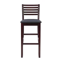 Triena Ladder Barstool with Back