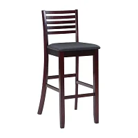 Triena Ladder Barstool with Back