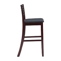 Triena Ladder Barstool with Back