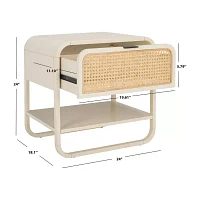 Yunis 1-Drawer Nightstand