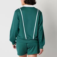 Champion Womens Mock Neck Long Sleeve Quarter-Zip Pullover