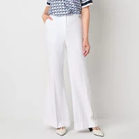 Worthington Womens Regular Fit Wide Leg Trouser