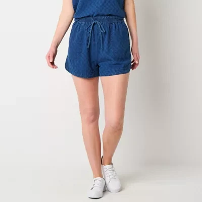a.n.a Soft Drape Womens Pull-On Short