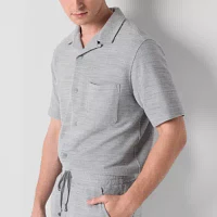 Frye and Co. Mens Regular Fit Short Sleeve Button-Down Shirt