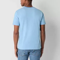 U.S. Polo Assn. Tipped Stretch Mens V Neck Short Sleeve T-Shirt