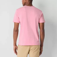 U.S. Polo Assn. Tipped Stretch Mens V Neck Short Sleeve T-Shirt