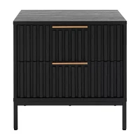 Lylia 2-Drawer Nightstand