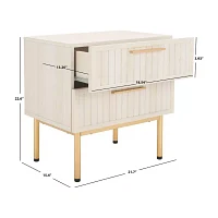 Axelle 2-Drawer Nightstand