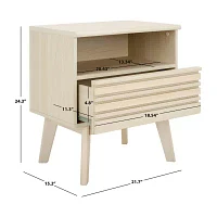 Esma 1-Drawer Nightstand