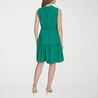 Marc New York Womens Sleeveless Fit + Flare Dress