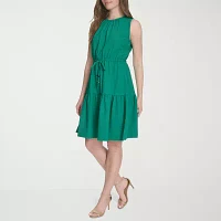 Marc New York Womens Sleeveless Fit + Flare Dress