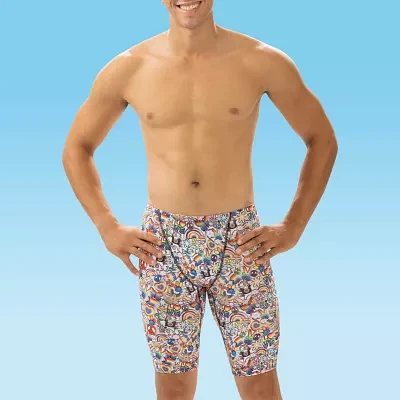 Dolfin Uglies Mens Print Jammer Unisex Adult Swim Shorts