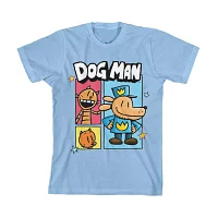 Little & Big Boys Dogman Crew Neck Short Sleeve Graphic T-Shirt