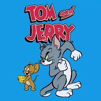 Mens Short Sleeve Tom and Jerry Graphic T-Shirt