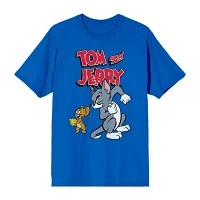 Mens Short Sleeve Tom and Jerry Graphic T-Shirt