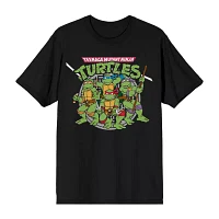 Mens Short Sleeve Teenage Mutant Ninja Turtles Graphic T-Shirt