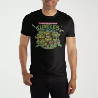 Mens Short Sleeve Teenage Mutant Ninja Turtles Graphic T-Shirt