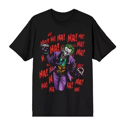 Mens Short Sleeve Joker Graphic T-Shirt