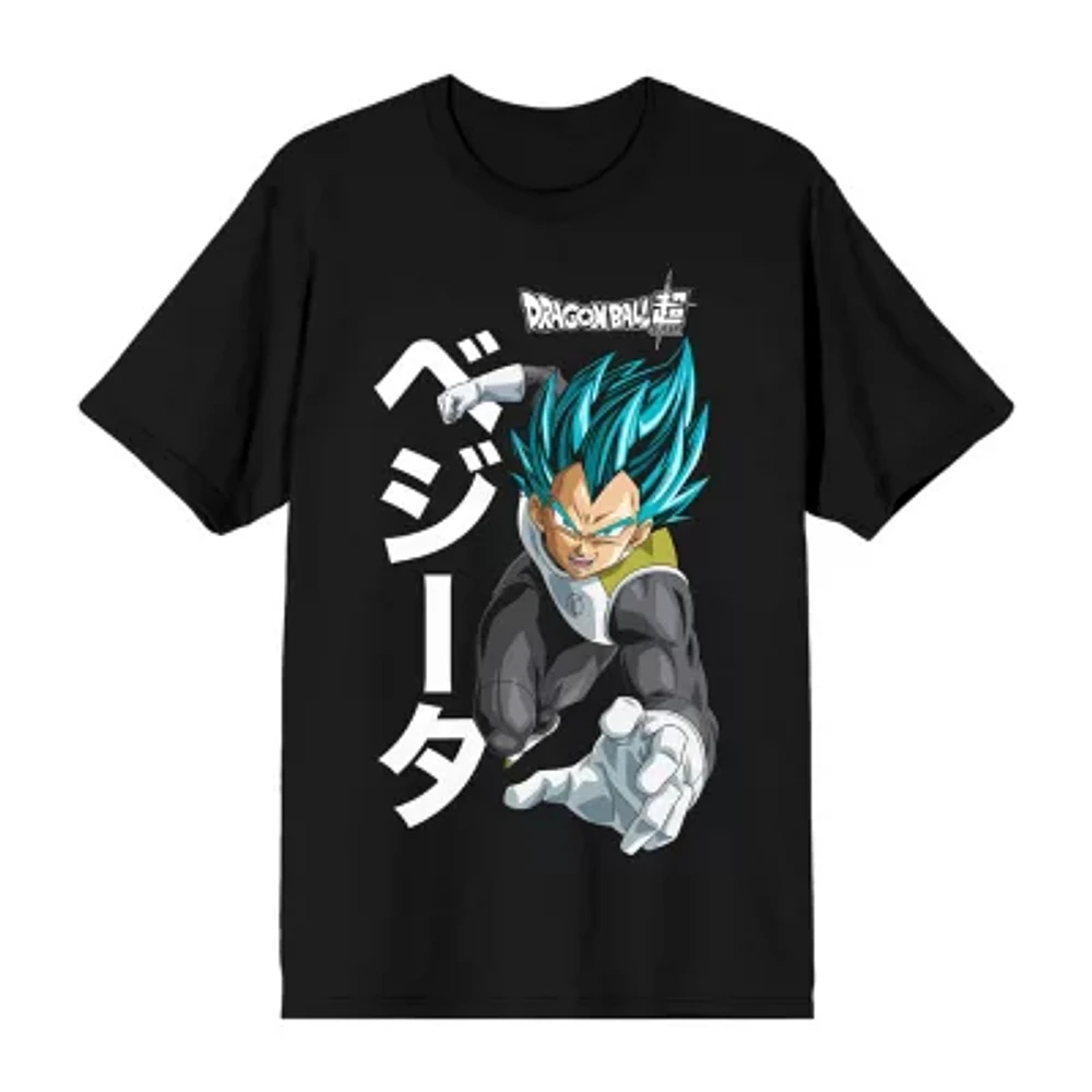 Mens Short Sleeve Dragon Ball Z Graphic T-Shirt