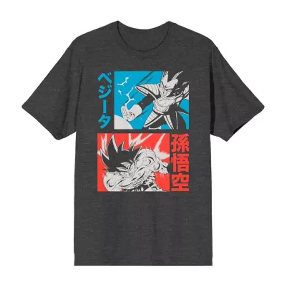 Mens Short Sleeve Dragon Ball Z Graphic T-Shirt