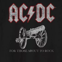 Mens Short Sleeve AC/DC Graphic T-Shirt