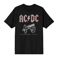 Mens Short Sleeve AC/DC Graphic T-Shirt