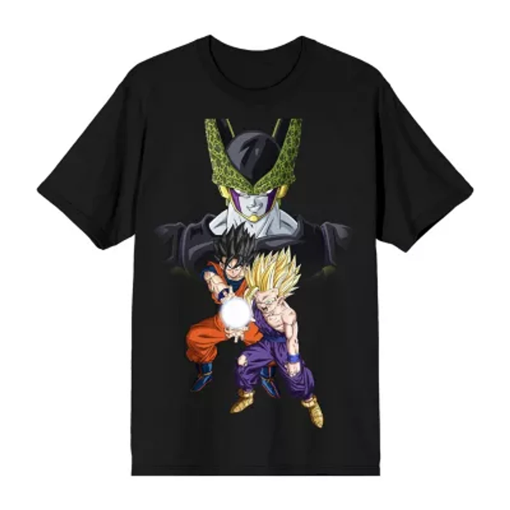 Mens Short Sleeve Dragon Ball Z Graphic T-Shirt