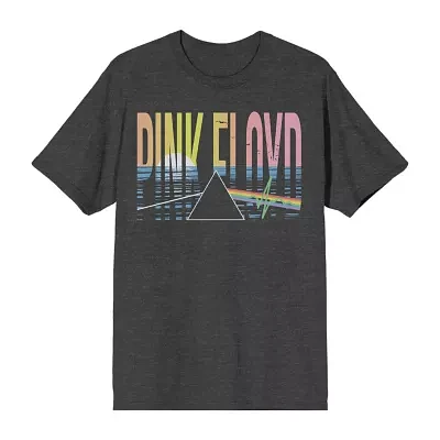 Mens Short Sleeve Pink Floyd Graphic T-Shirt