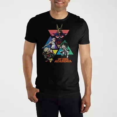 Mens Short Sleeve My Hero Academia Graphic T-Shirt