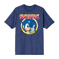 Mens Short Sleeve Sonic the Hedgehog Graphic T-Shirt