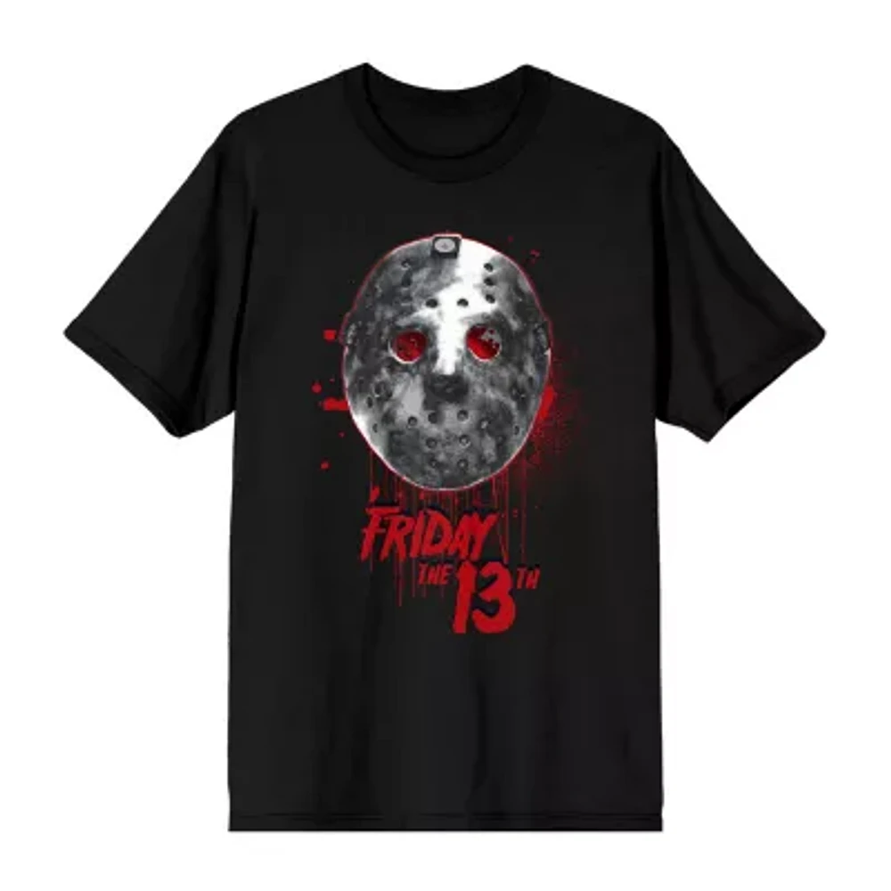 Mens Short Sleeve Friday The 13th Graphic T-Shirt