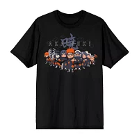 Novelty Mens Crew Neck Short Sleeve Relaxed Fit Anime Naruto Graphic T-Shirt