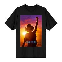 Novelty Mens Crew Neck Short Sleeve Relaxed Fit Graphic T-Shirt