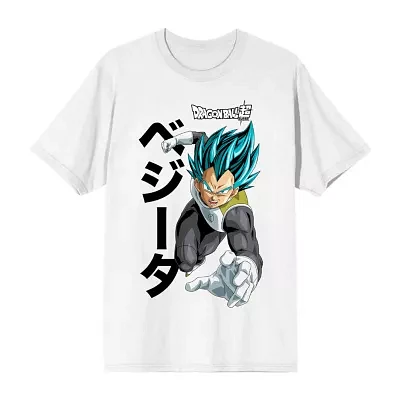 Novelty Mens Crew Neck Short Sleeve Relaxed Fit Anime Dragon Ball Z Graphic T-Shirt