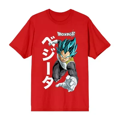 Novelty Mens Crew Neck Short Sleeve Relaxed Fit Anime Dragon Ball Z Graphic T-Shirt