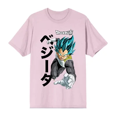Novelty Mens Crew Neck Short Sleeve Relaxed Fit Anime Dragon Ball Z Graphic T-Shirt