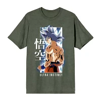 Novelty Mens Crew Neck Short Sleeve Relaxed Fit Anime Dragon Ball Z Graphic T-Shirt