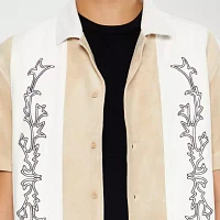 Forever 21 Mens Short Sleeve Button-Down Shirt