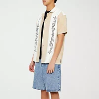 Forever 21 Mens Short Sleeve Button-Down Shirt