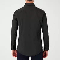Report Collection Mens Modern Fit Long Sleeve Tonal Button-Down Shirt