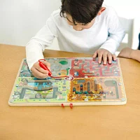 Melissa & Doug Paw Patrol 2 Wooden Magnetic Wand Maze Board