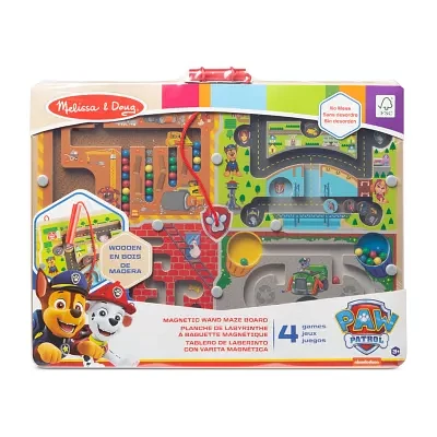 Melissa & Doug Paw Patrol 2 Wooden Magnetic Wand Maze Board